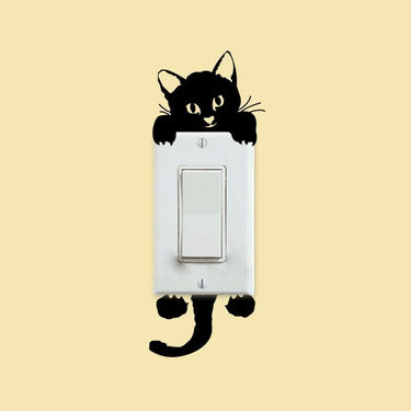 Cute Cat Decal Stickers Home Decor Decals KittyNook Cat Company